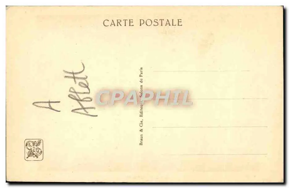 A Flor Preciosa — W. Ablett — n° 0706 - Verso