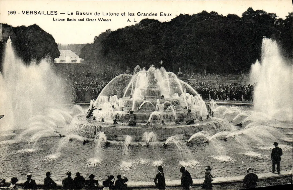 Versailles — Der Bassin de Latone und die Grandes Eaux — A. L. — Nr. 169 - Vorderseite