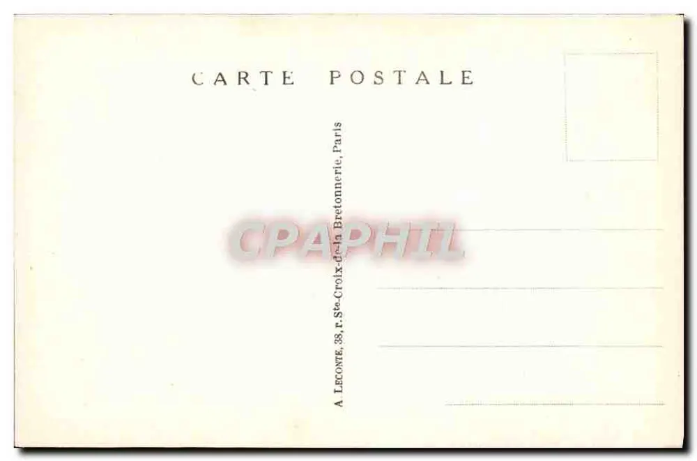 Versailles — Der Bassin de Latone und die Grandes Eaux — A. L. — Nr. 169 - Rückseite