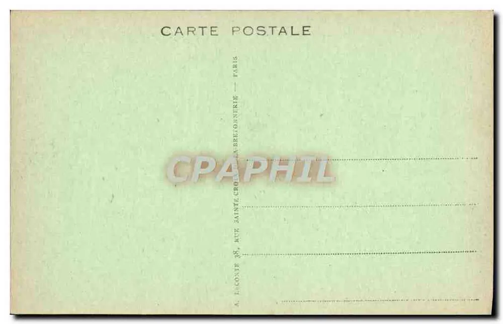 Versailles — Die Gärten des Schlosses - Nordparterre — A. L. - Rückseite