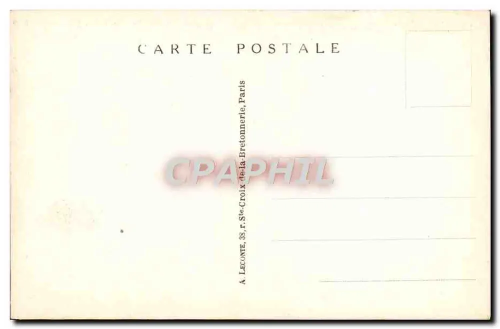 Versailles — Das Schloss des Grand Trianon — Der Pérystyle und die Gärten — A.L. - Rückseite