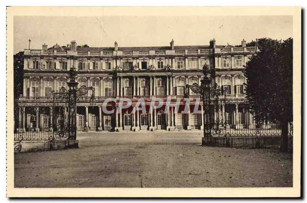 Nancy — Das Palais du Gouvernement, Ansicht von der Place Carrière — A. Humblot et Cie, Éditeurs - Nancy - Vorderseite