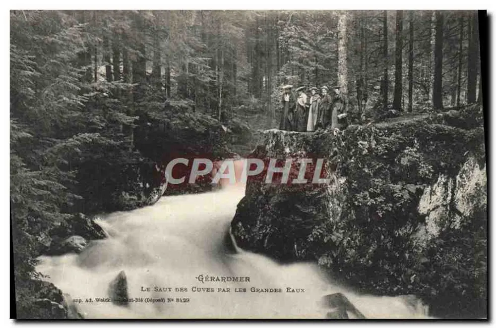 Gérardmer — Der Saut des Cuves an den Grandes Eaux — Ad. Welch, Saint-Dié (Déposé) N° 8120 - Vorderseite