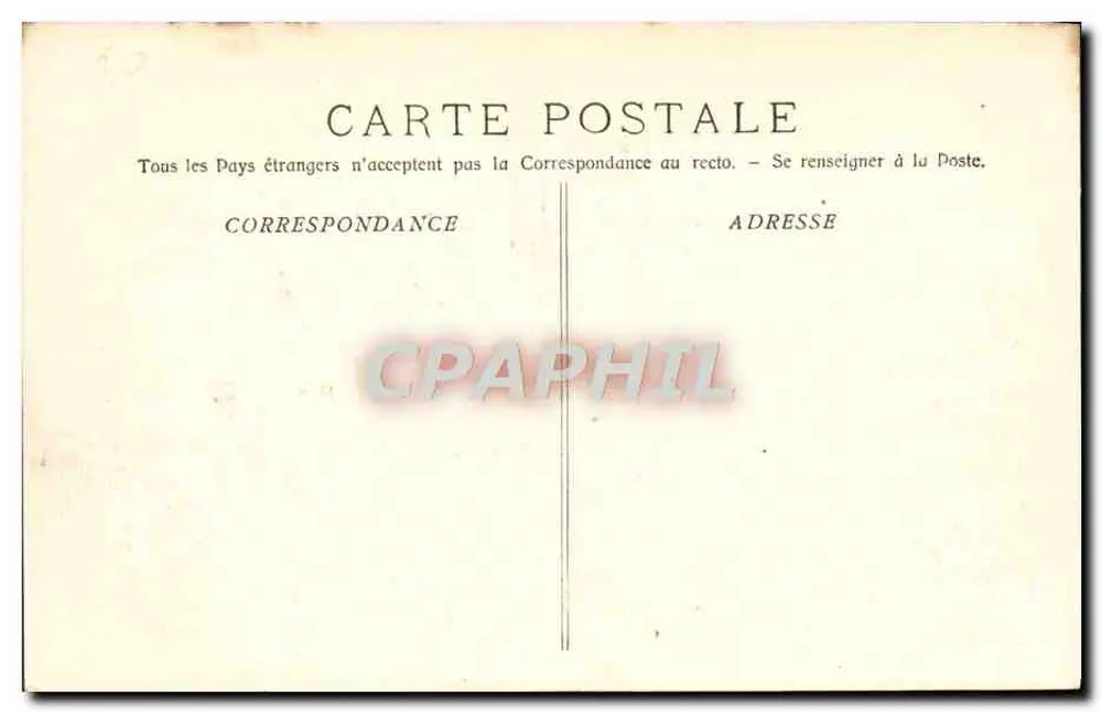 Marseille — Pałac Giełdy — Wydawca L. Lacour, nr 10 - Rewers