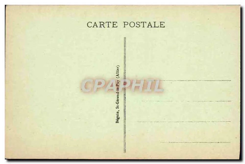 Die Gorges der Loire bei Saint-Maurice — Umgebung von Roanne — Ideal, n° 5217 - Rückseite