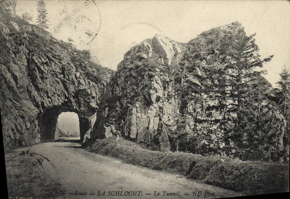 Strada di LA SCHLUCHT — Il Tunnel — ND Phot - Recto