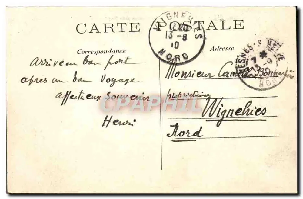 PARIS — O Panorama dos Sete Pontes — C. M., n°141 - Verso