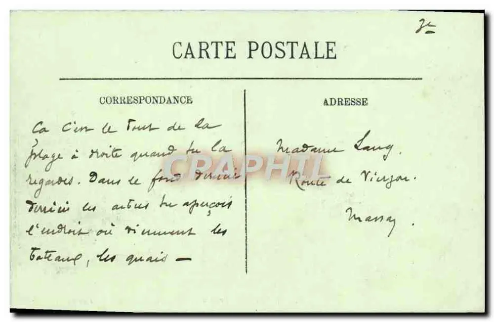Royan — Promenade Botton und die Dämme — Panorama — LL. - Rückseite