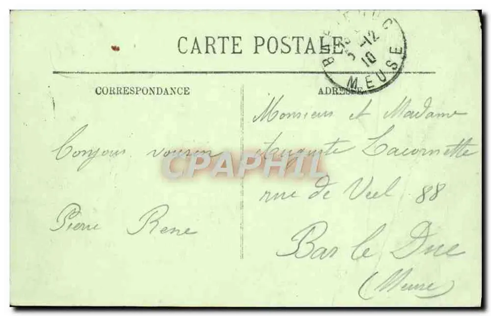 Epernay — A Abside da Igreja de São Pedro e São Paulo — LL. - Verso