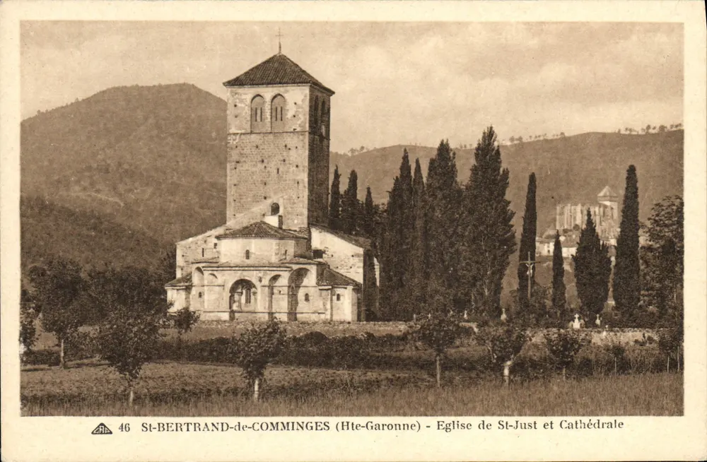 St-Bertrand-de-Comminges (Hte-Garonne) — Kirche St-Just und Kathedrale — C° des Arts Photomécaniques, Paris-Strasbourg - Vorderseite