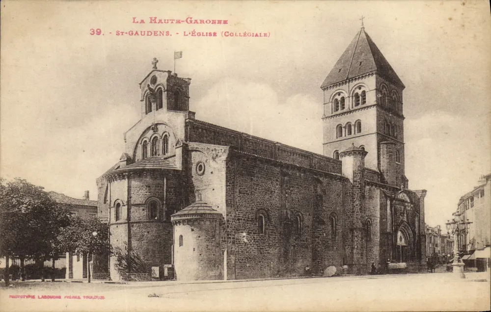 St-Gaudens - Die Kirche (Kollegiatkirche) — Haute-Garonne — Phototype Labouche, Toulouse, n°39 - Vorderseite