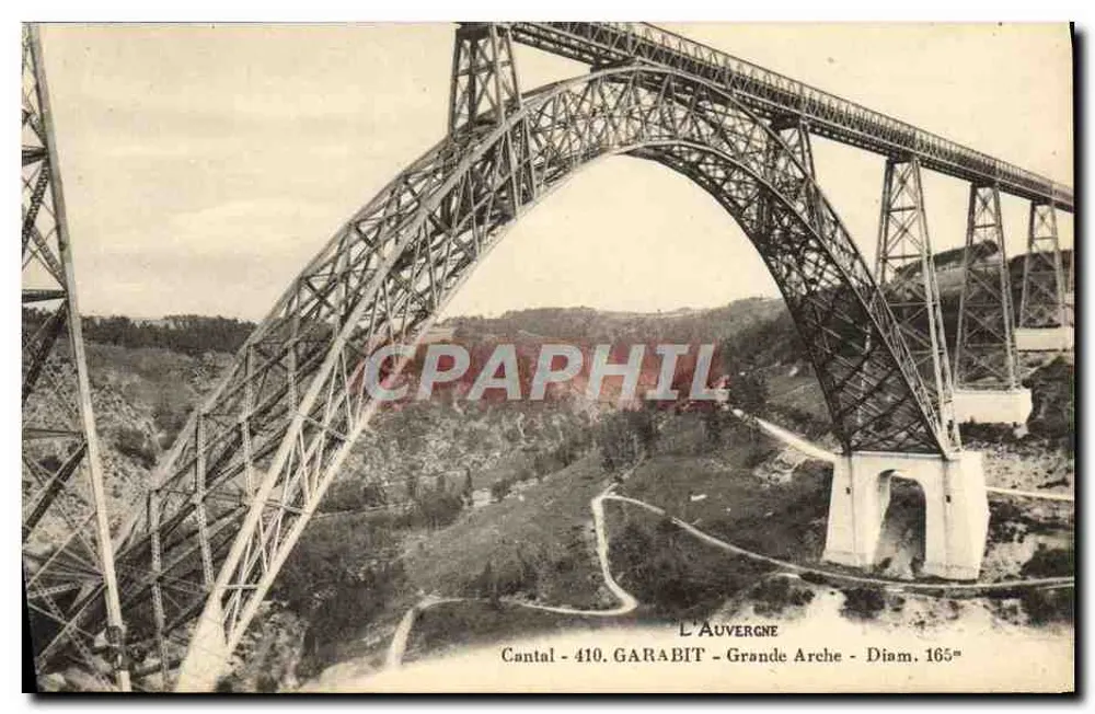 L'Auvergne - Garabit - Grande Arche - Diam. 165m - Anverso