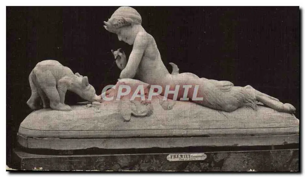 Pan et Ours — sculpture en marbre — FREMIET (imprimeur) n° 4.1 - Vorderseite