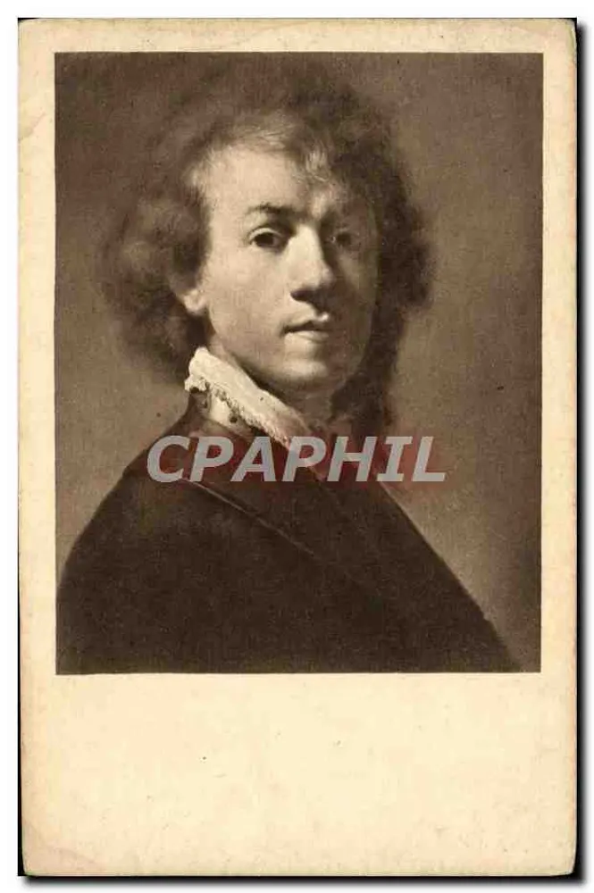 Rembrandt van Rijn — Retrato do jovem pintor — Produzido em Munique - Frente