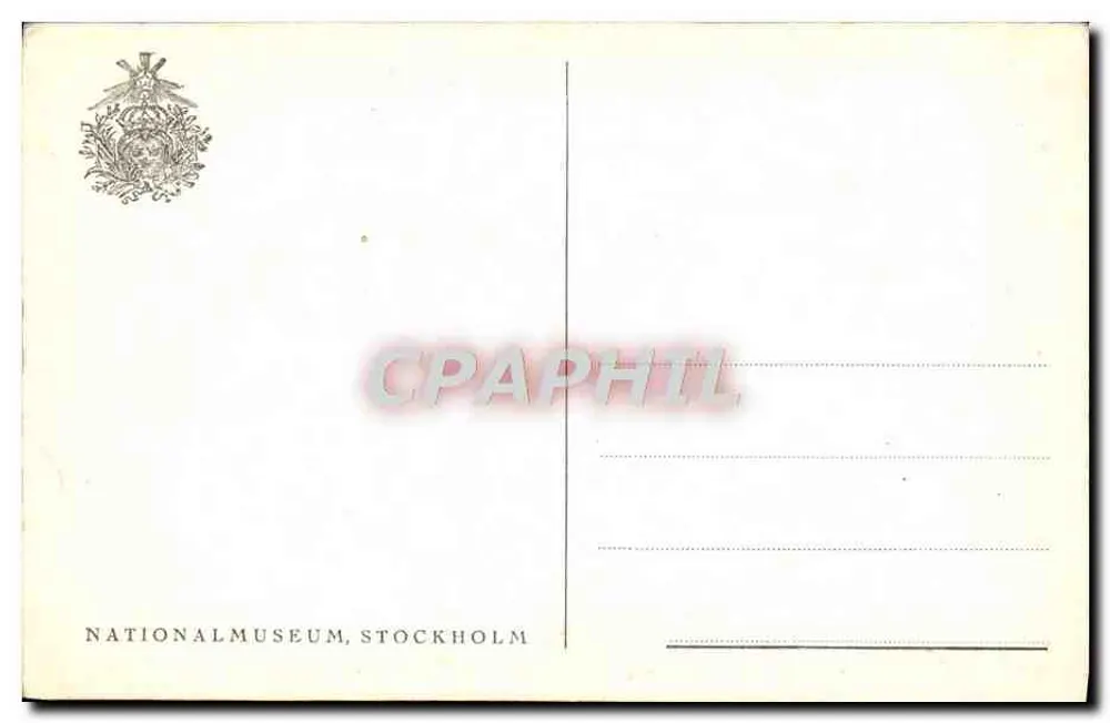 Porträt der Gräfin von Neubourg-Cromière — Alexandre Roslin — 1718-1793 - Rückseite
