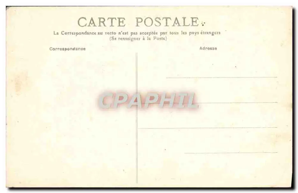 Tintoret, der seine tote Tochter malt — Werk von Cogniet — Édition Artigue, Bordeaux - Rückseite