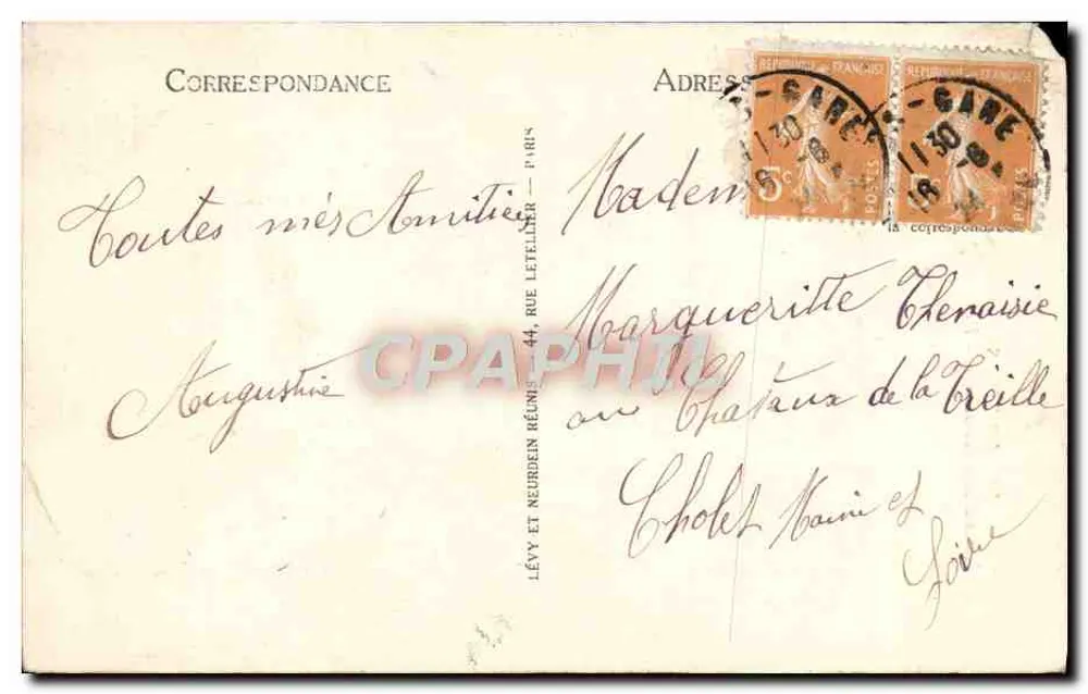 Notre-Dame-des-Dunes — Poitiers — BD n°133 - Verso