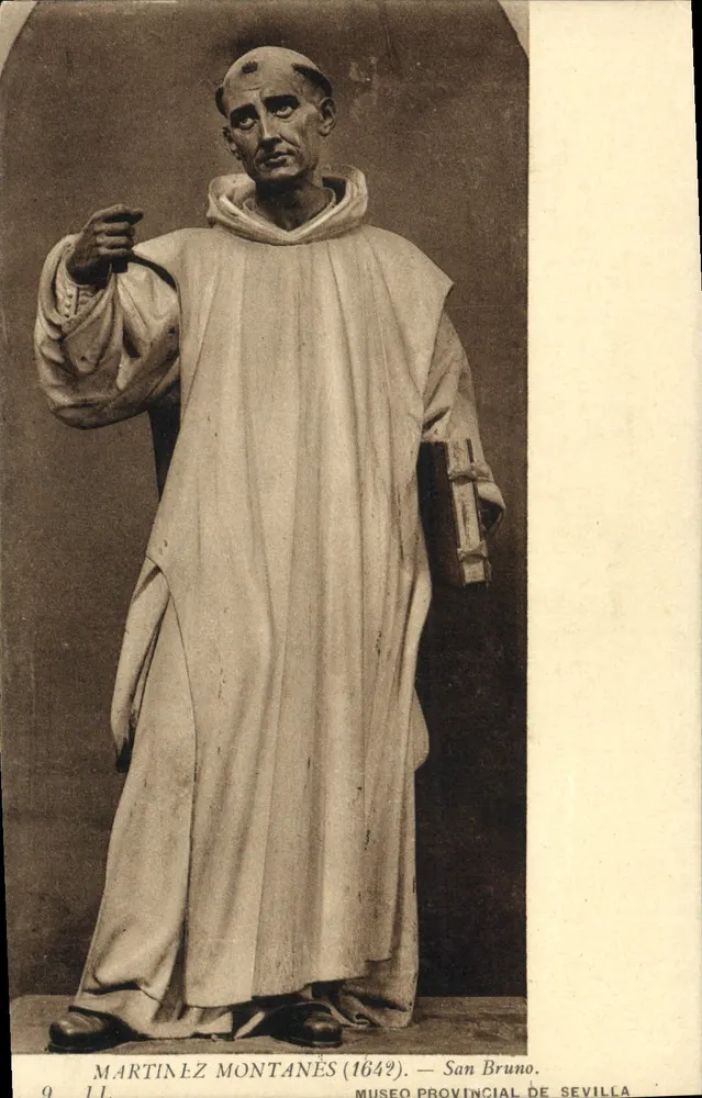 San Bruno — Estátua de Martinez Montanes (1642) — Museu Provincial de Sevilla - Frente