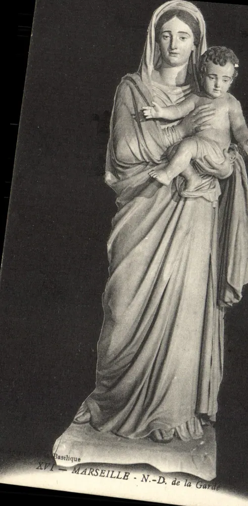 Estatua da Natividade — Basílica N.-D. de la Garde — Marselha - Frente