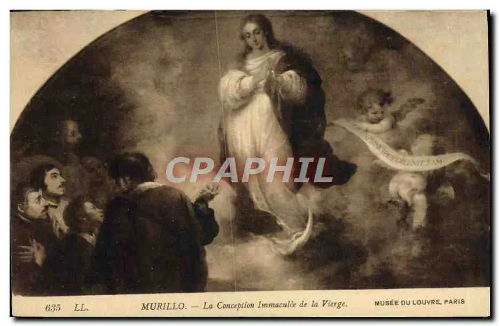 A Conceição Imaculada da Virgem — Murillo — Museu do Louvre, Paris - Frente