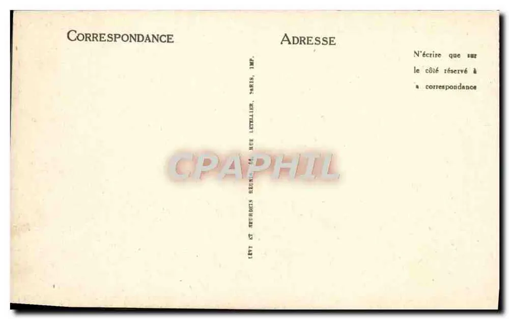 Boulogne-sur-Mer — Die Mole bei Sturm — LL, n° 357 - Rückseite