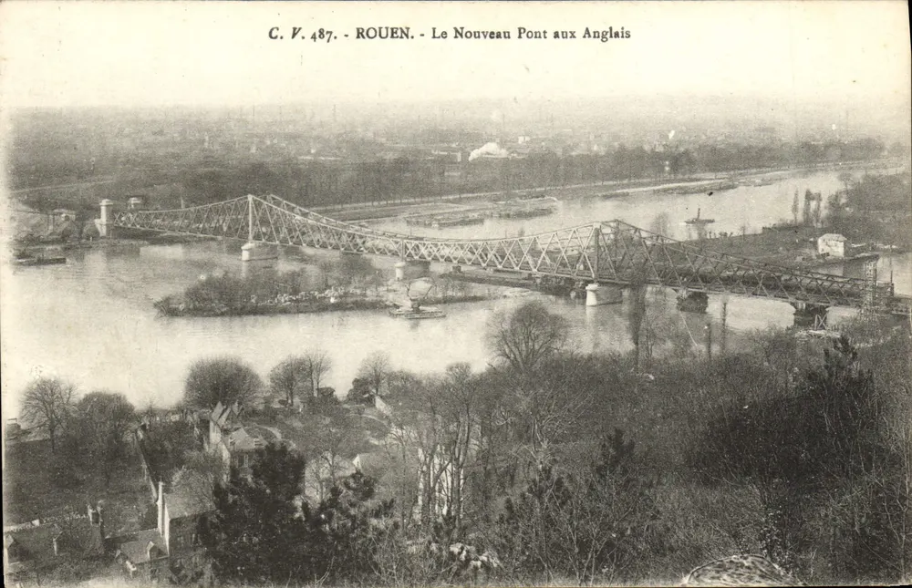 Rouen — Der Neubrücke der Engländer — C.V. 487 - Vorderseite