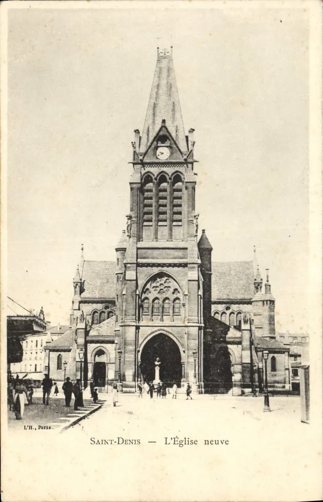 Saint-Denis — A Igreja nova — L.H., Paris - Frente