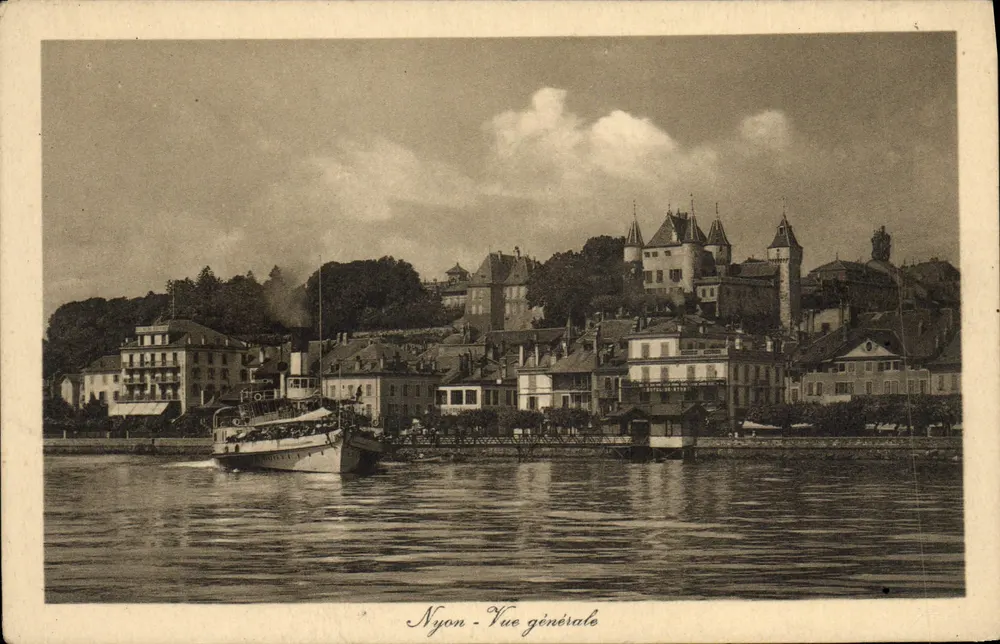 नियॉन - सामान्य दृश्य — प्रकाशक चार्नॉक भाइयों & कंपनी, जिनेवा, संख्या 54155 - आगे