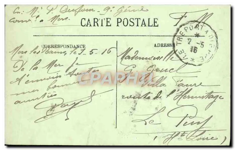 Le Tréport — La Nouvelle Jetée — LL. — n° 47 - Achterkant