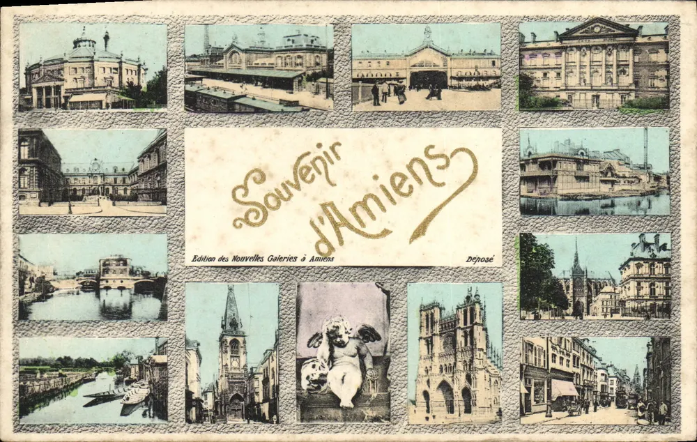 Amiens — Lembrete de Amiens — Edição das Novas Galerias em Amiens - Frente