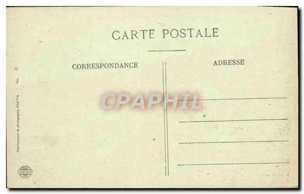 Menton – Promenade du Midi während der Musik — Edition Giletta, Nr. 942 - Rückseite