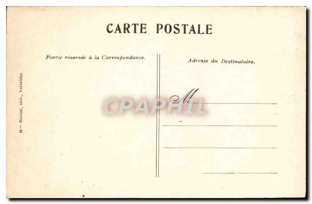 Versailles — Petit-Trianon — O Quarto de Toalete - Verso