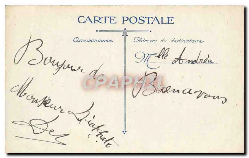 Marseille, a Praça Estrongin — Fonte da Praça Estrongin — editor não identificado - Verso