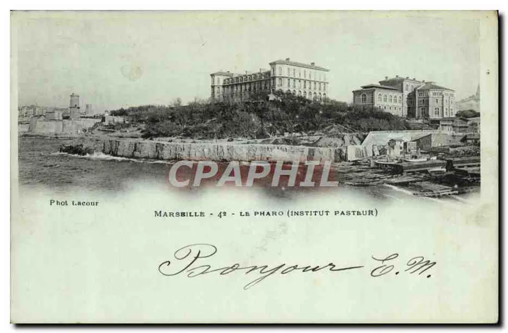 Marselha - O Farol (Instituto Pasteur) — Fot. Lacour, n°42 - Frente