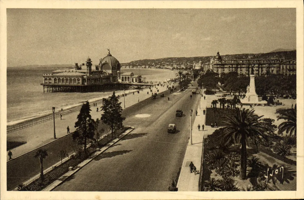 Nice (Alpes-Maritimes) — Promenade des Anglais, Jardin Albert Ier, Palais de la Jetée — Éditions d'Art Y. Vé N. Paris - Vorderseite