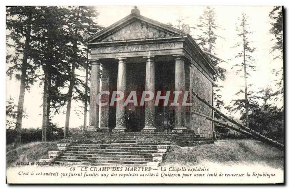 Das Feld der Märtyrer — Die Expiationskapelle — Artaud et Nouailhac, n°68 - Vorderseite