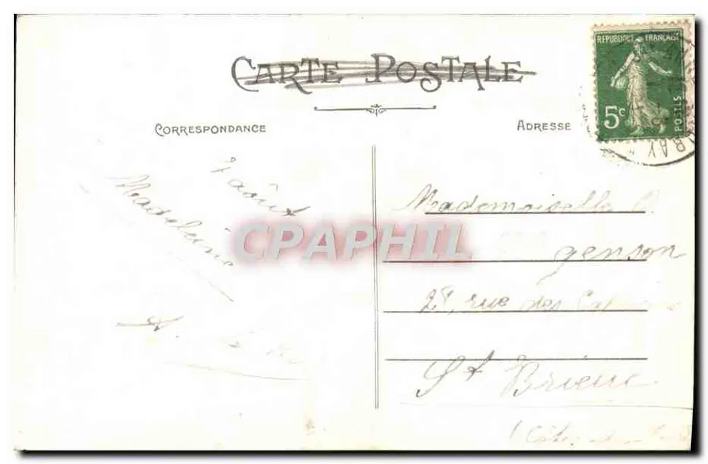 Das Feld der Märtyrer — Die Expiationskapelle — Artaud et Nouailhac, n°68 - Rückseite