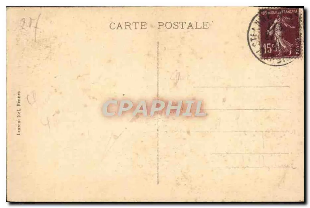 Ste-ANNE-d'AURAY — Interior da Basílica — Editor Laurent Nel, n° 1416 - Verso