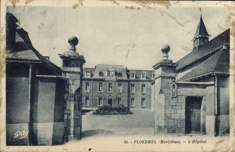 Ploërmel (Morbihan) — L'Hôpital — Éditeur Gaby, n°30 - Recto