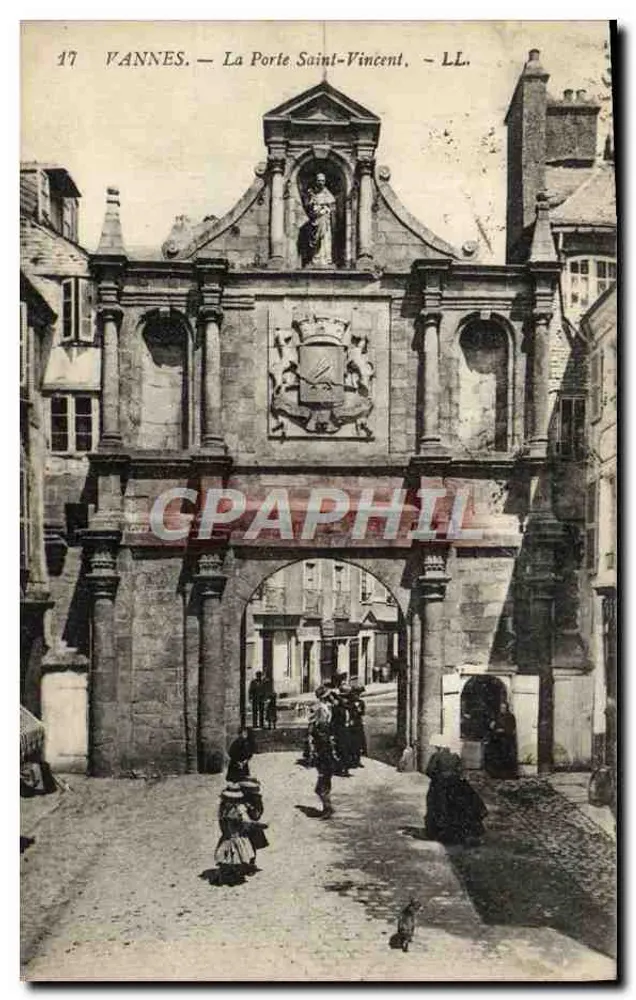VANNES — A Porta Saint-Vincent — LL. - Frente
