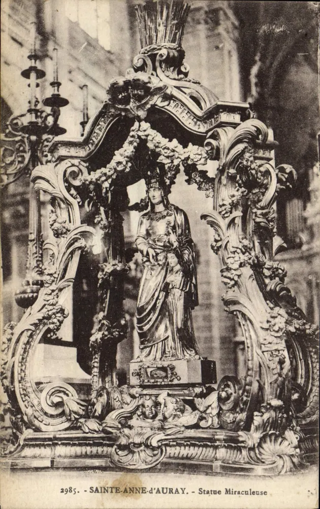 Sainte-Anne-d'Auray — Estátua Milagrosa — Editor desconhecido, n° 2985 - Frente