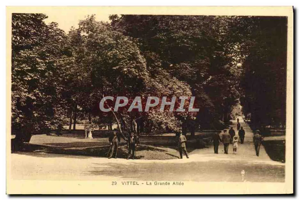 VITTEL - A Grande Avenida — editor Galeries du Parc, n°29 - Frente