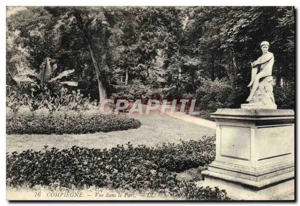 Compiègne — Vista no Parque — LL. n°76 - Frente