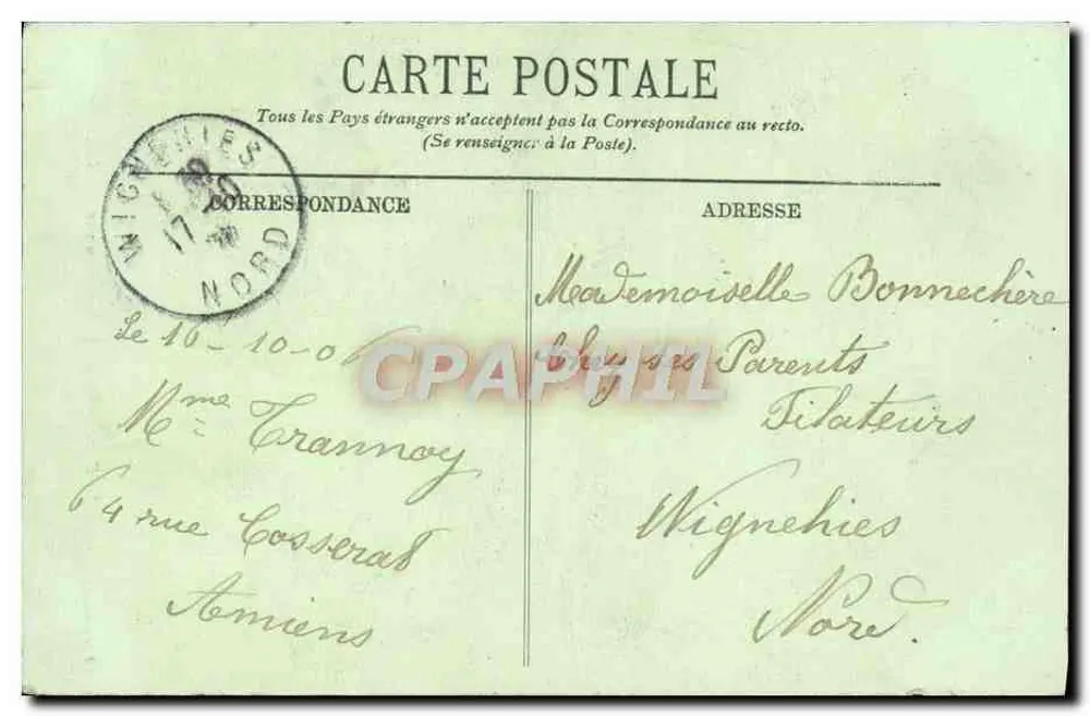 Amiens — Die Kathedrale — Der Weinende Engel — LL. - Rückseite