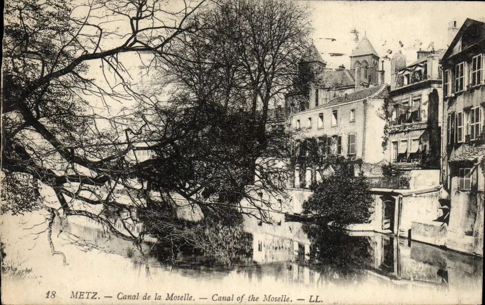 Metz — Canal da Mosela — LL. n°18 - Frente