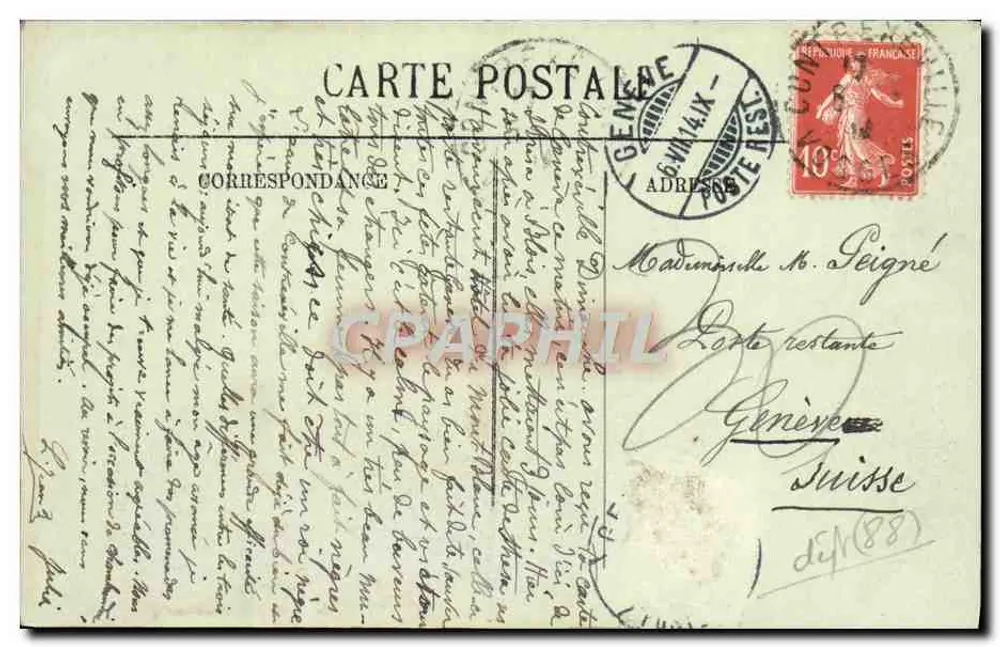 Gérardmer — Die Roche du Chameau — LL. — n° 451 - Rückseite