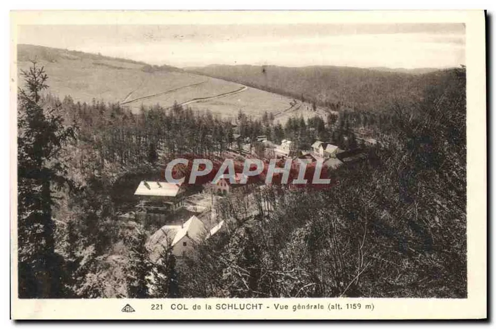 COL da SCHLUCHT — Vista geral (alt. 1159 m) — editor não identificado, n° de série 221 - Frente