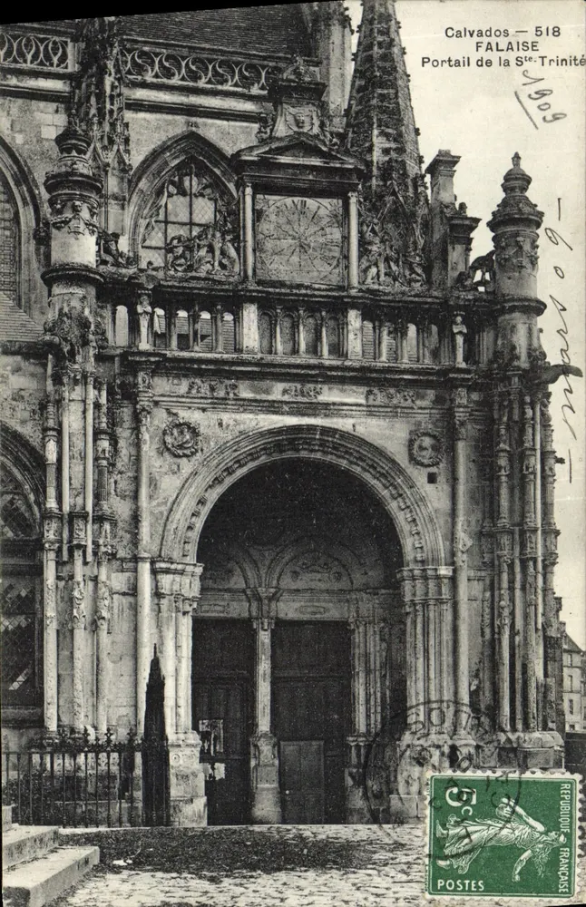 Falaise — Portal der Heiligen Dreifaltigkeit — Verleger Calvados 518 - Vorderseite