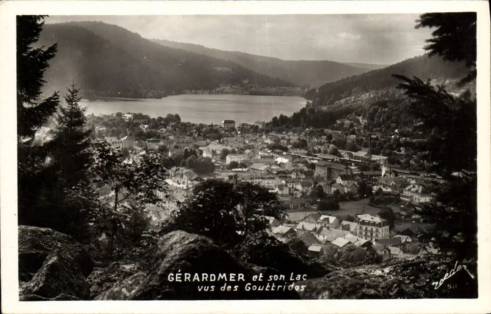 Gérardmer e seu Lago — visto dos Goutridos — V. Poeder, n°511 - Frente