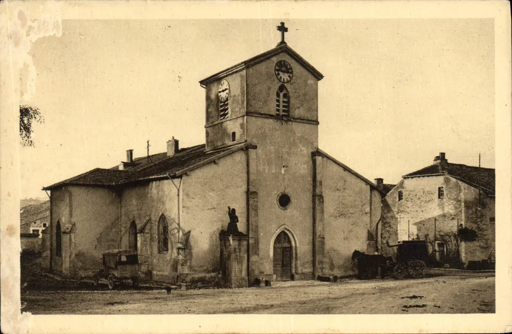 Église de Domréméy — Exterieur — Édition de la Basilique Nationale du Bois Chenn, Domréméy - Frente